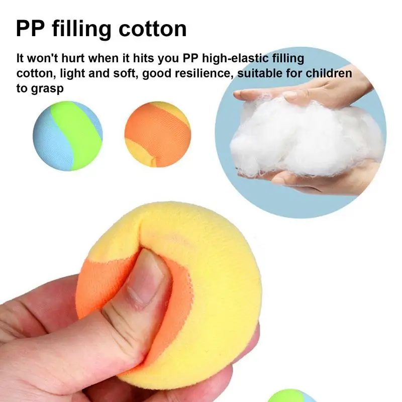 Dziecięca koszulka z lepkimi piłkami, oddychający, wielofunkcyjny zestaw zabawek do unikania, gra w rzucanie na plac zabaw, odzież dla