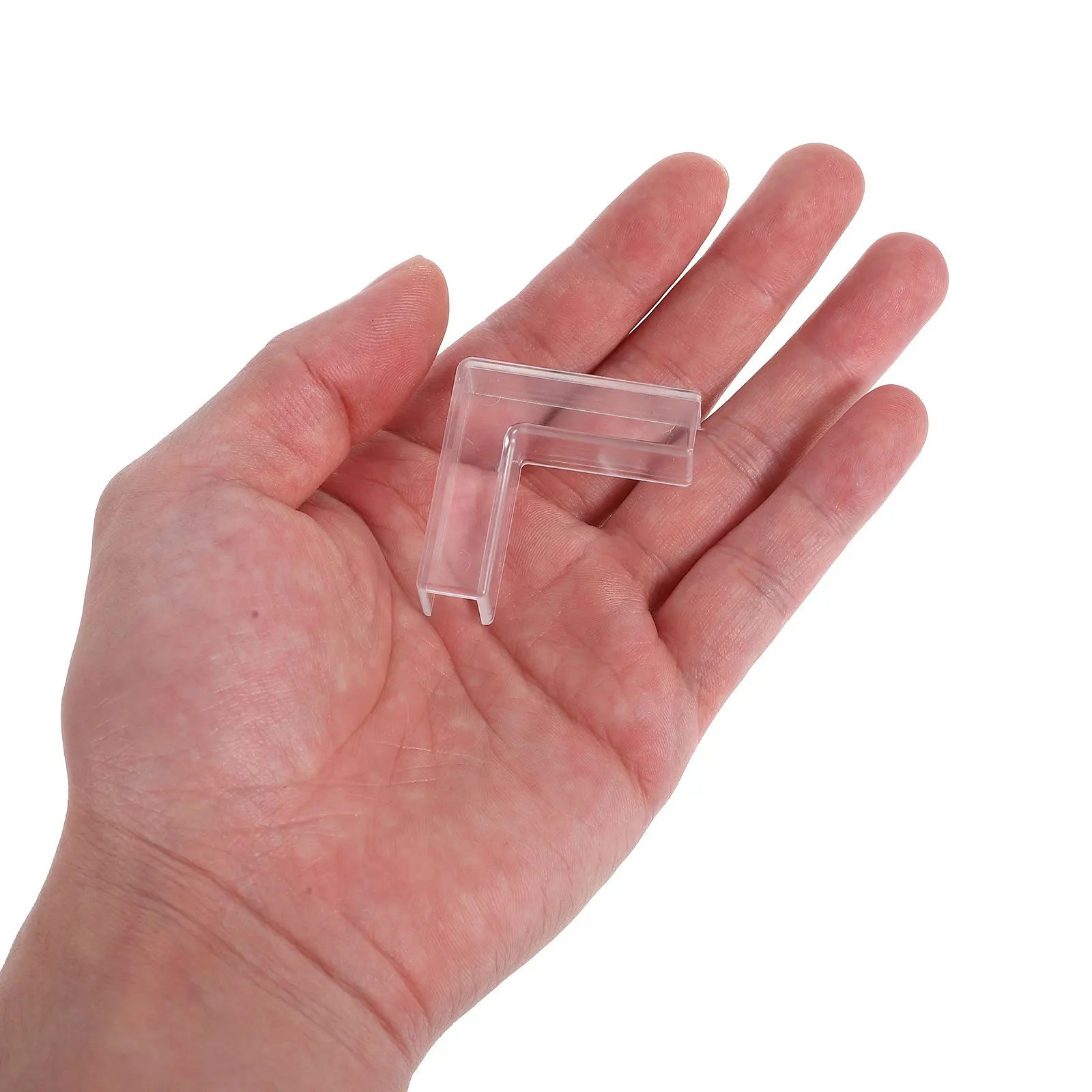 

10Pcs Plastic Glass Fixing Clips Clear L-Shaped Connectors for Aquarium Display Cabinet Glass Shelf Mounting Hardware