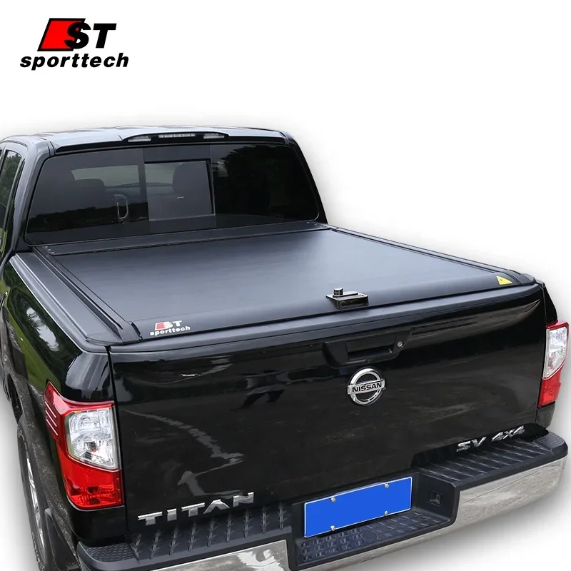 Exclusive Sales Factory Direct Sales Retractable Tonneau Cover Hard Bed Cover with Password Lock for Nissan TITAN 2000-2025