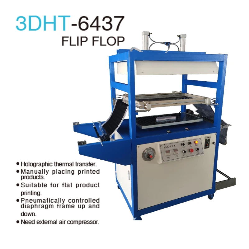 For 3DHT-6437 3D Heat transfer machine for slipper and sandal, heat transfer printing machine for slippers, shoes, flip flops