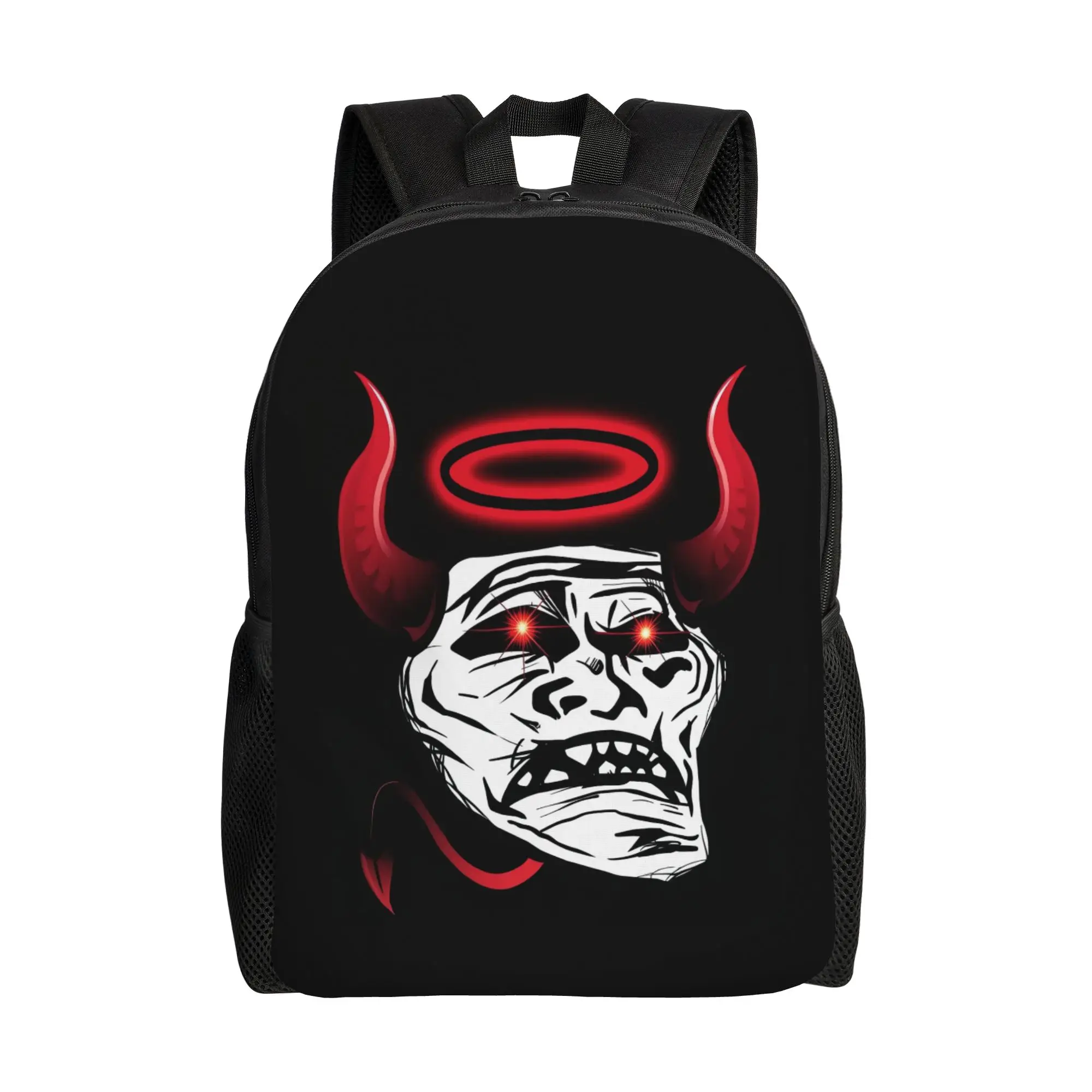 Trollface Rage Comic Meme Image Of A Character Backpack Girl Backpacks Polyester Kawaii School Bags Travel High Quality Rucksack