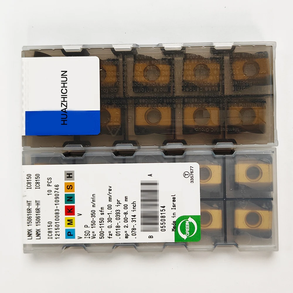 

HUAZHICHUN LNMX 150616R-HT IC8150 Carbide Inserts Milling Cutter Tool