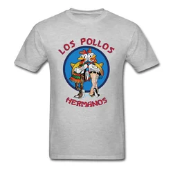 Breaking Bad Los Pollos Hermanos T-shirts TV Print Street Casual O Neck Short Sleeve Extra Large Loose Breathable Fashion Blouse