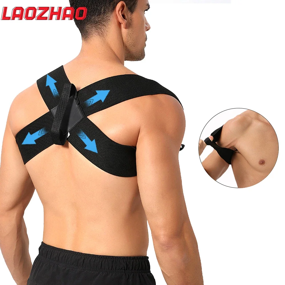 Invisible Posture Corrector for Men & Women Under Clothes, Adjustable Back Brace for Neck Shoulder Back Pain Relief, Breathable