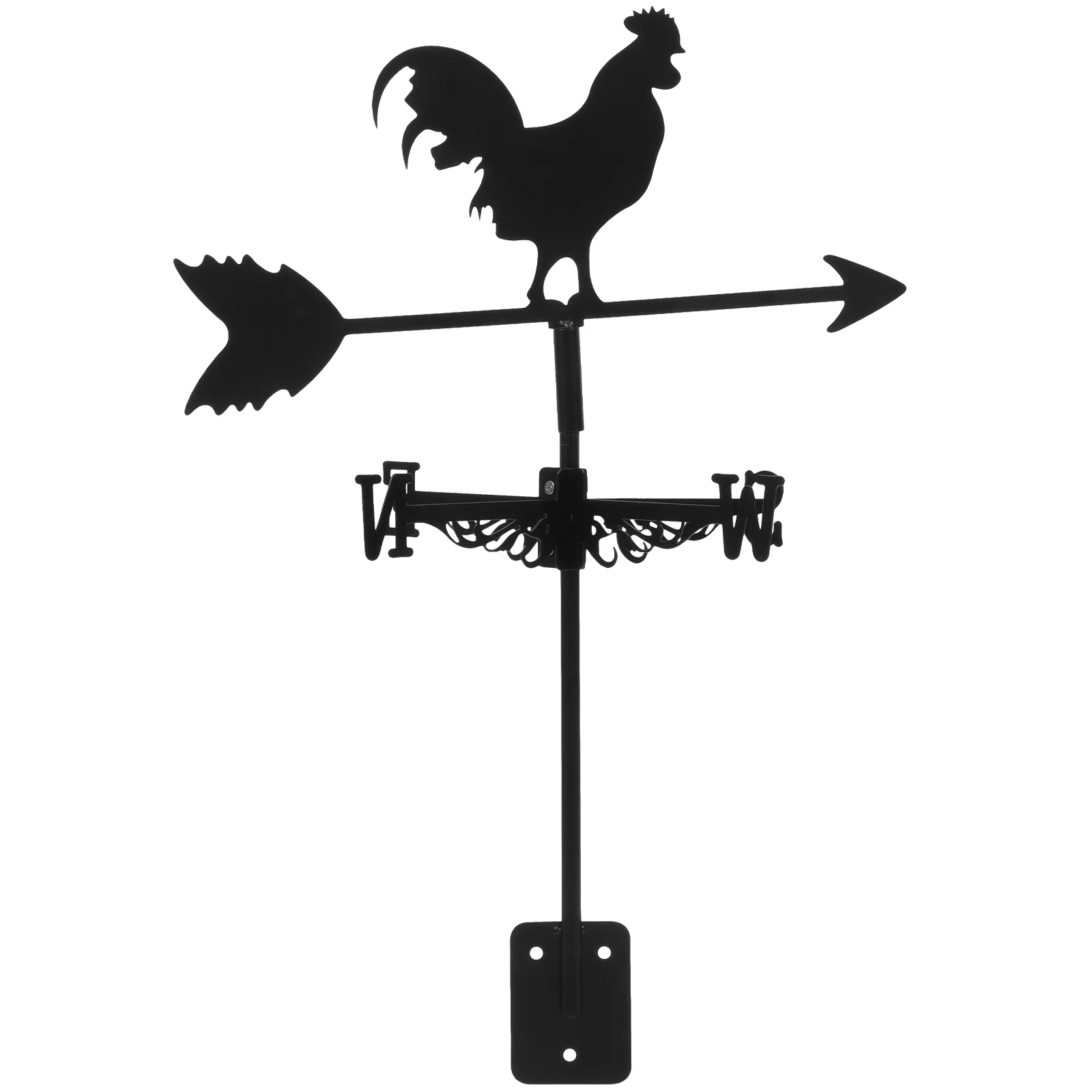 

Roof Weather Vane Weathervane Yard Wind Direction Indicator Vanes for Garden Decoration Iron Patio Lawn