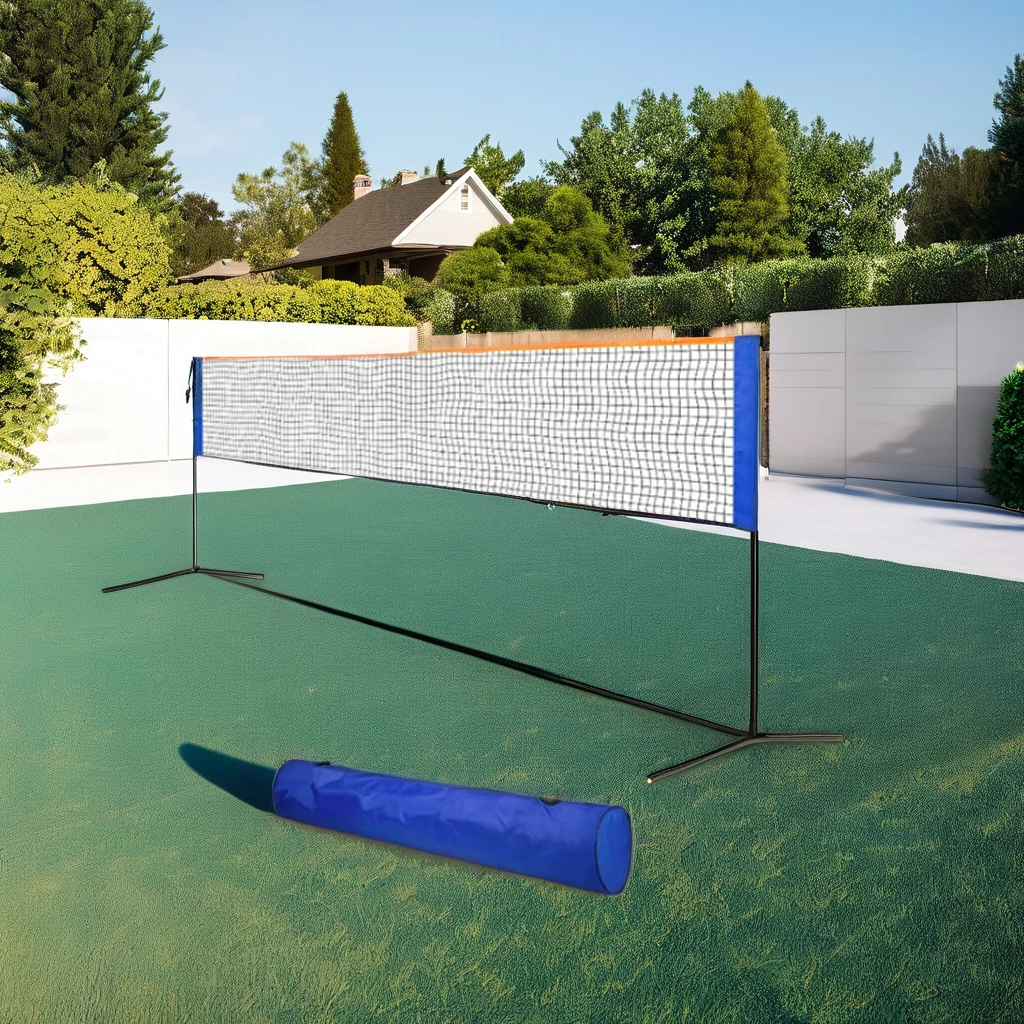 

Adjustable Height Sports Net Set for Tennis Badminton Volleyball Softball-for Outdoor Backyard Use