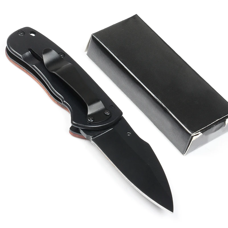 Outdoor Steel Folding Knife for Men High Hardness Survival Self Pocket Knives for Camping and Fishing