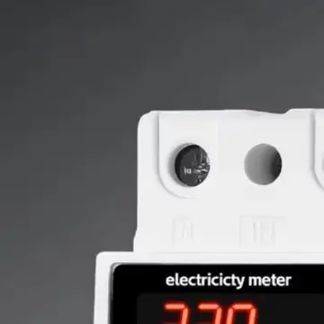 Digital Meter for Accurate Measurement of Voltage Current and Consumption in Homes Hotels Rentals and Offices