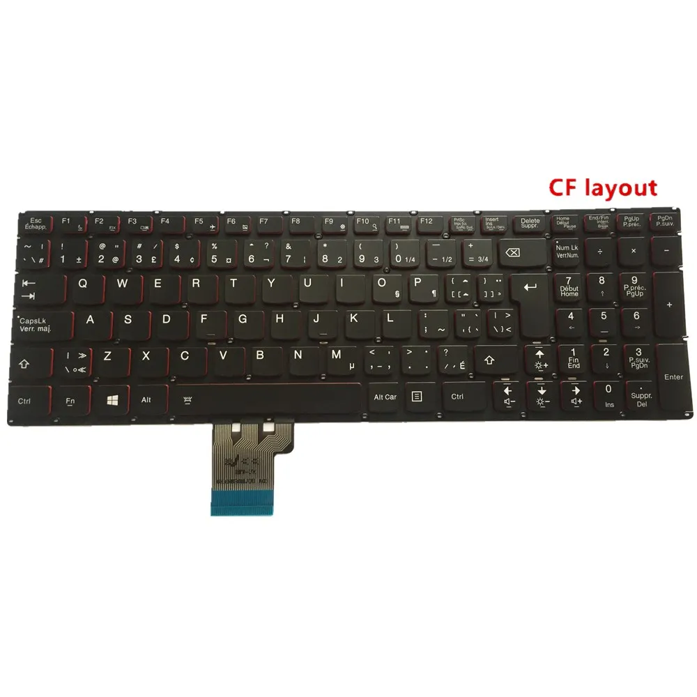 

Новинка для ноутбука Lenovo IdeaPad Y50 Y50-70 Y70 Y70-70 CF FC клавиатура с подсветкой 25215996