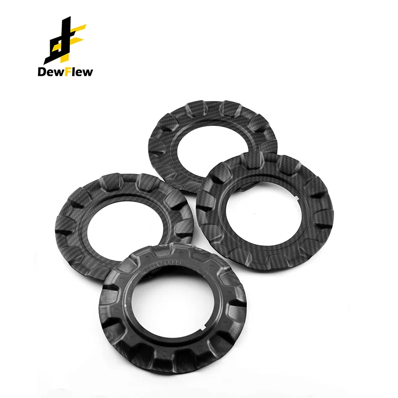

DewFlew 1/4Pcs OD 162mm/6.38" ID 90mm/3.54" Wheel Center Hub Caps Fit RZ RG 15" 16" E30/E39 #09.24.187 #09.23.422 Wheels for Car