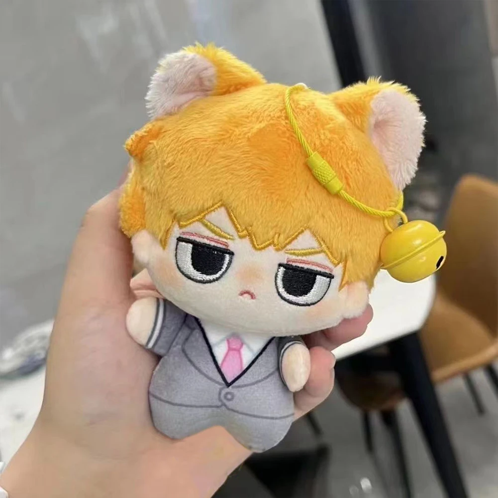 

Anime plush doll Kageyama Shigeo starfish body mini cute cat plush toy Reigen Arataka anime Keychain Pendant ornament gifts 12cm