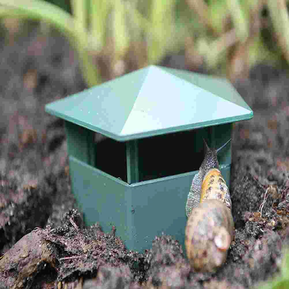 4 Pcs Garden Snail Catcher Practical Snail Slug Trap Plastic Snail Traps Insect Trap Garden Crawler Trap