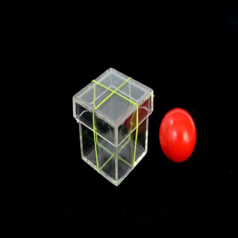 1pc Magic Props Children Ball Penetrating Through Box Magic Toy Magic Trick for Professional Magician ConJuring Stage Close-up