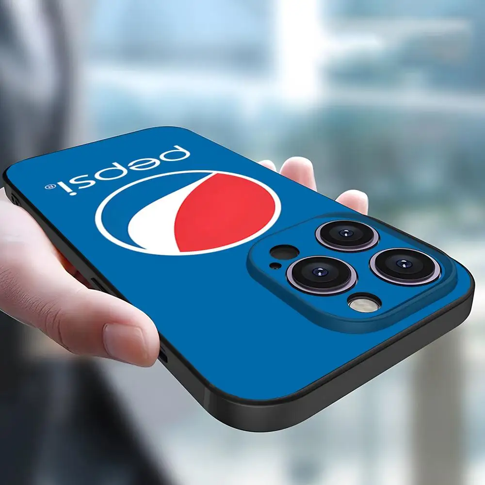 Soda P-Pepsi-S Phone Case For Iphone 11 16 Pro Max 12 Mini 13 14 X Xr Xs 6 6s 8 7 Plus Silicone Soft Luxury Back Cover