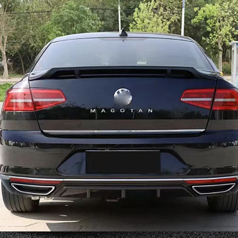 

Suitable for Volkswagen Magotan rear luggage spoiler mudguard carbon black sports modified parts 2017, 2018, 2019, 2020