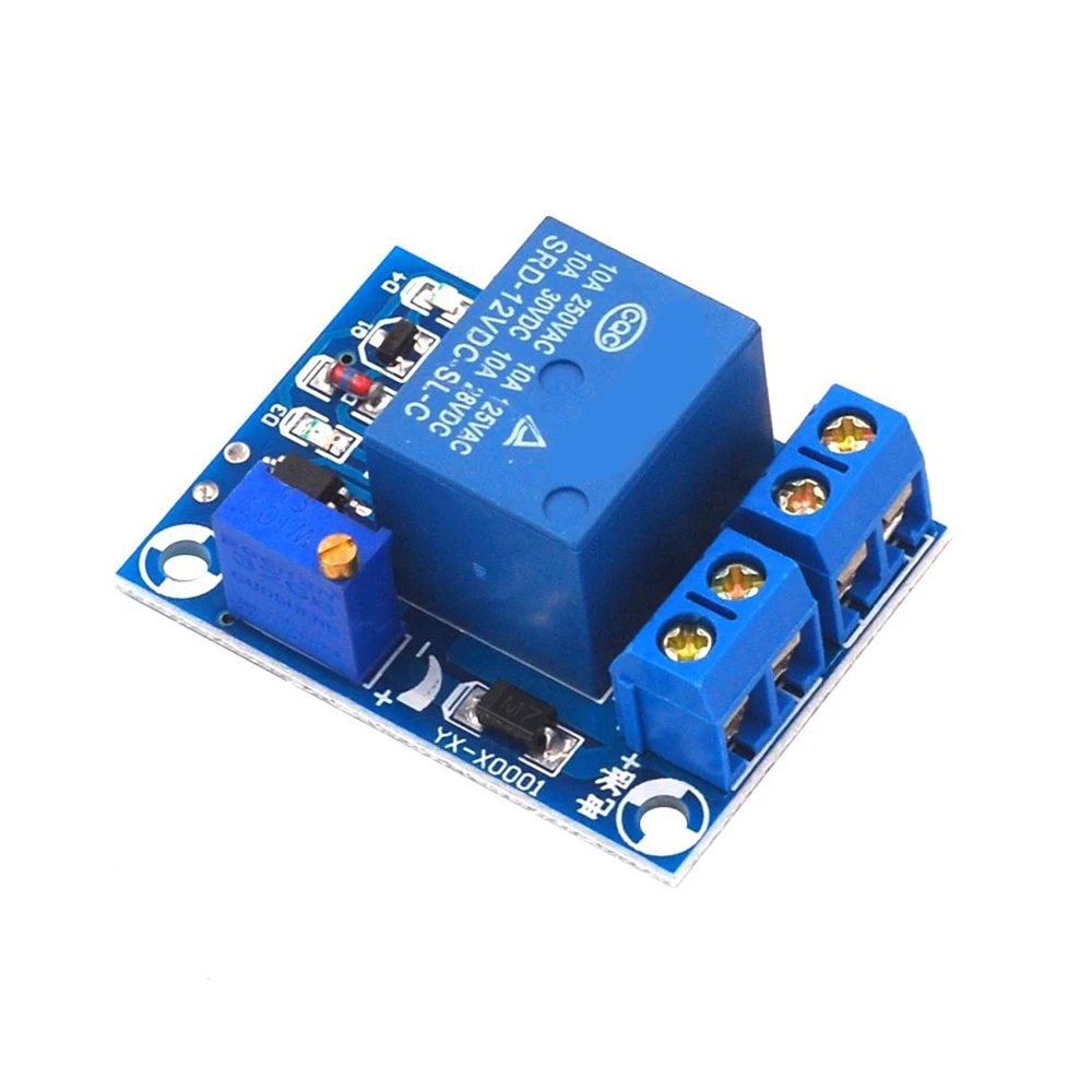 Relay Mould, DC12V Battery Undervoltage Low Voltage Cut off Automatic Recovery Switch Charging Voltage Control Board