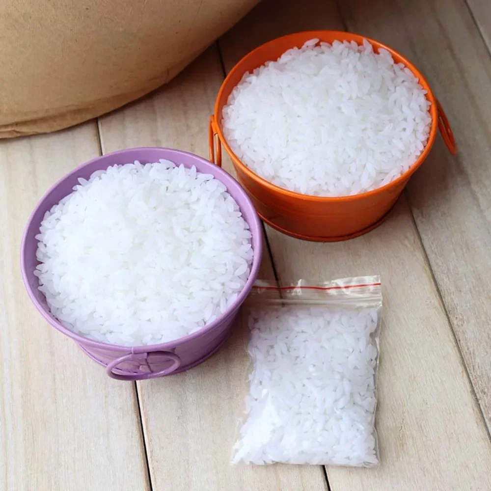 Handmade Fake Chinese Grain Model Cabinet Decoration Ornaments DIY Fake Rice Simulation Rice Grain Photography Prop Rice Model