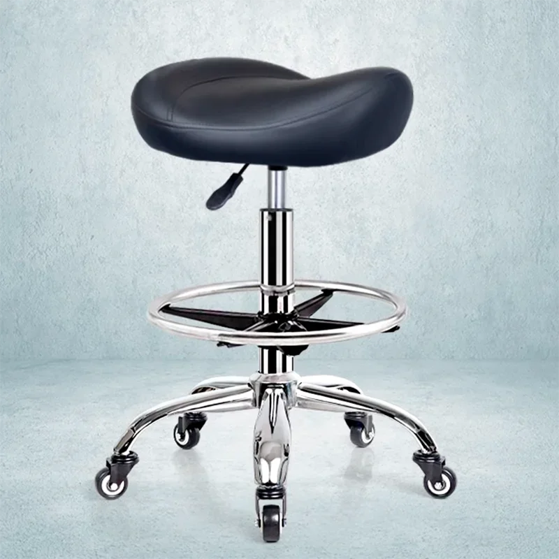 

Salon Pedicure Hair Stylist Rolling Chair Manicurists Barber Chair Barbershop Beauty Professional Hairdressing Silla Barberia