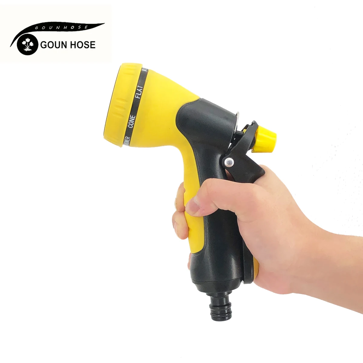 

Насадка для водяного шланга, регулируемая насадка для садового шланга, нескользящая насадка высокого давления, распылитель для полива растений, чистки автомобилей, душа