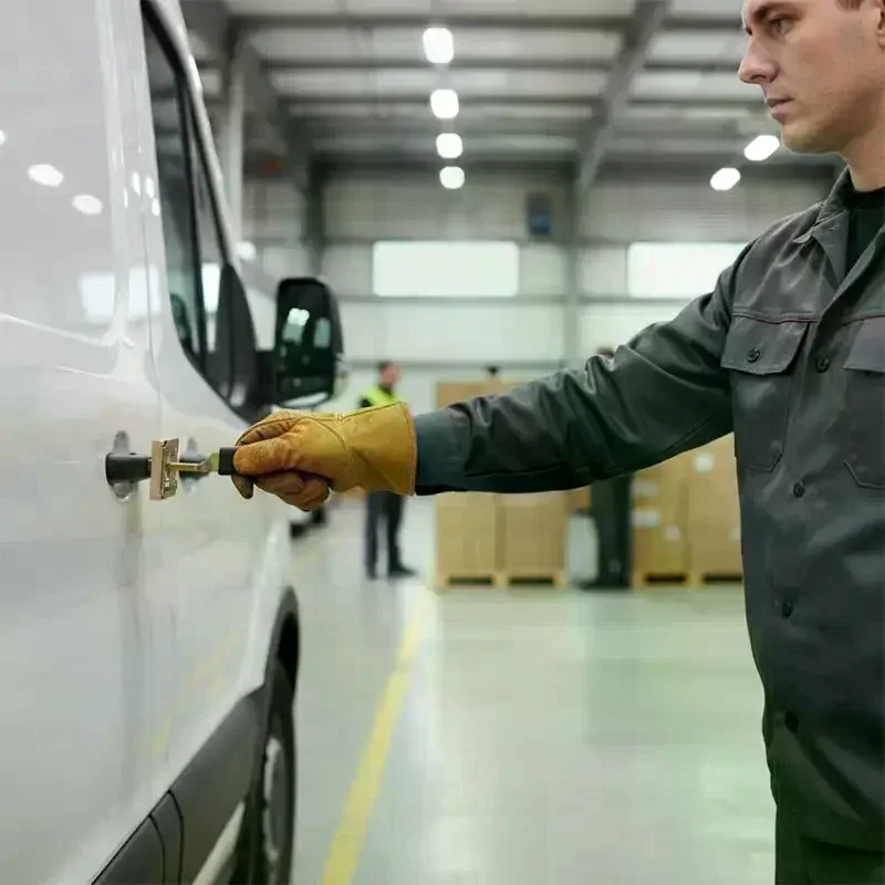 Manija de bloqueo metálica uni - Heavy Equipment Forklift reseña y precio