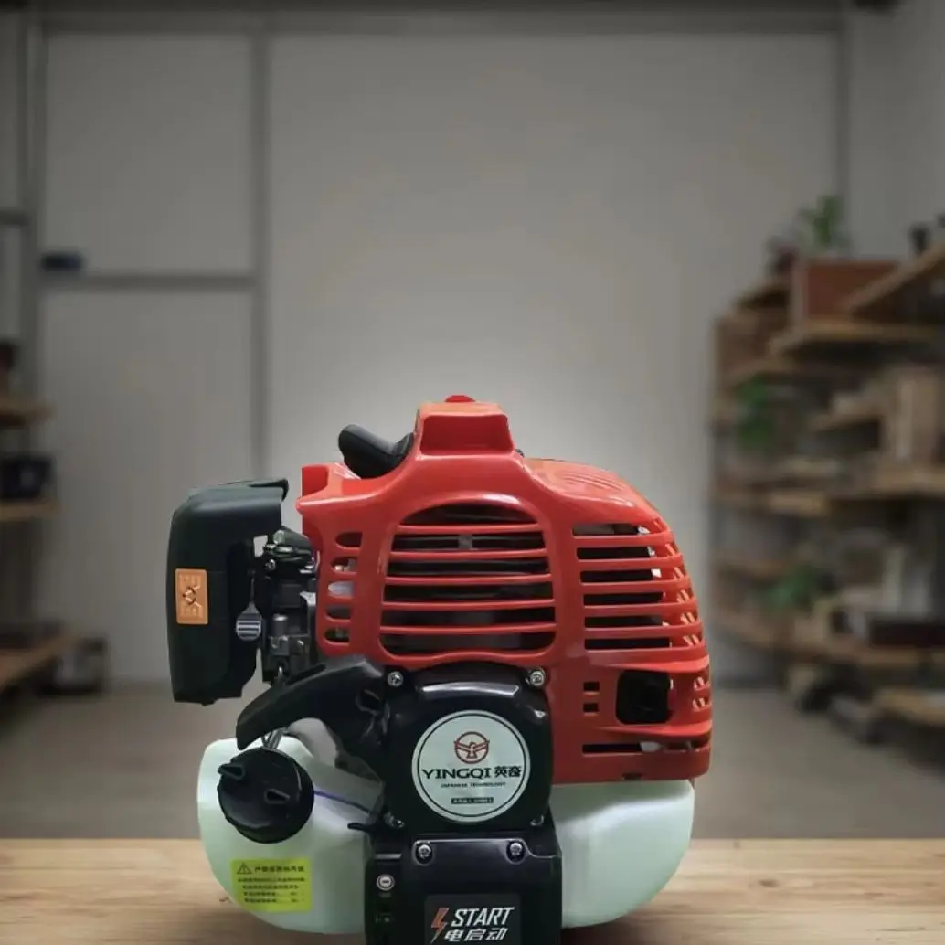 1E40F-5D Hand Pull Electric Start Gas Engine for Hedge Trimmer High Branch Sawing Brush Machine Integrated Design 2-Stroke