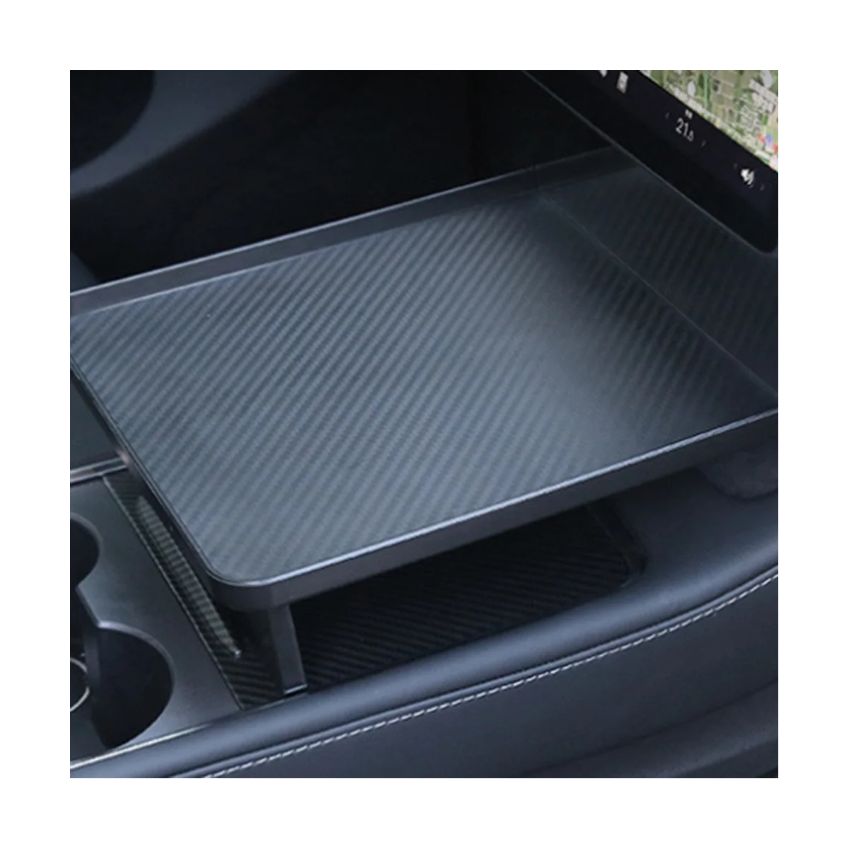 For Tesla ModelY/3 Portable Multi-Function Center Console Storage Tray Accessories