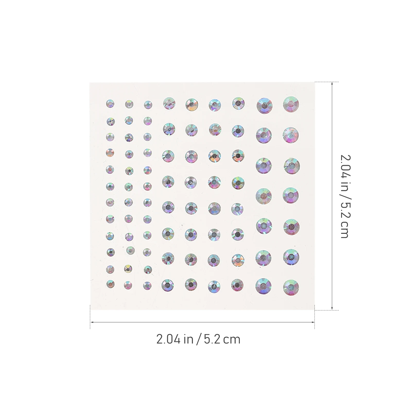 

5 Sheets Makeup Gems Rhinestones Face Jewels Shiny Eye Stickers Women Festival Body Gems for Makeup Face Stickers
