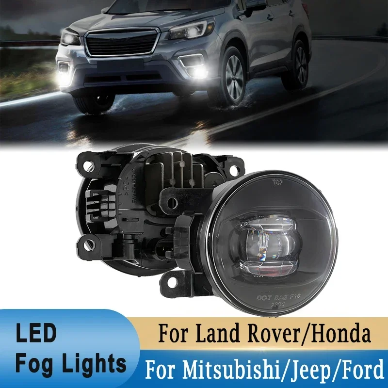 LED Fog Light 6000K Bright White for Mitsubishi Outlander Montero Pajero / Jeep / Land Rover / Ford / Honda CRV Accord / JAGUAR