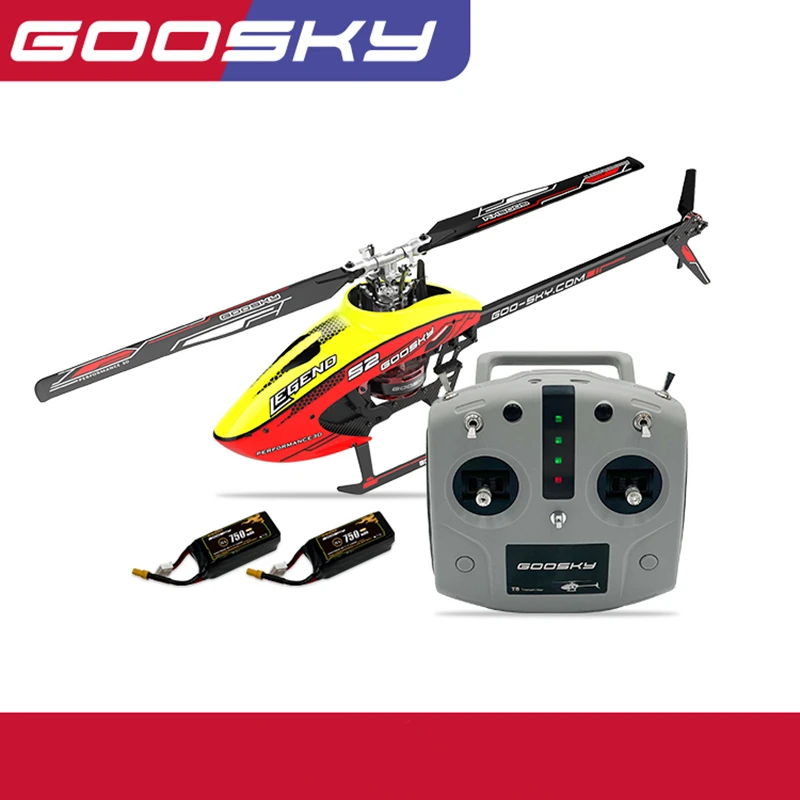 In Stock GOOSKY S2 RTF 3D RC Helicopter 6CH 3D Flybarless Dual Brushless Motor Direct-Drive RC Helicopter