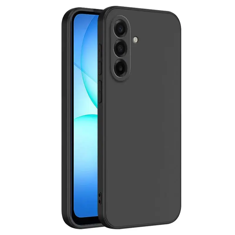 Für Samsung Galaxy A17 A07 A37 A57 A06 A16 A26 A36 A56 A15 A25 A35 A55 Stoßfeste Silikon TPU Handyhülle Schwarze Weiche Rückabdeckung