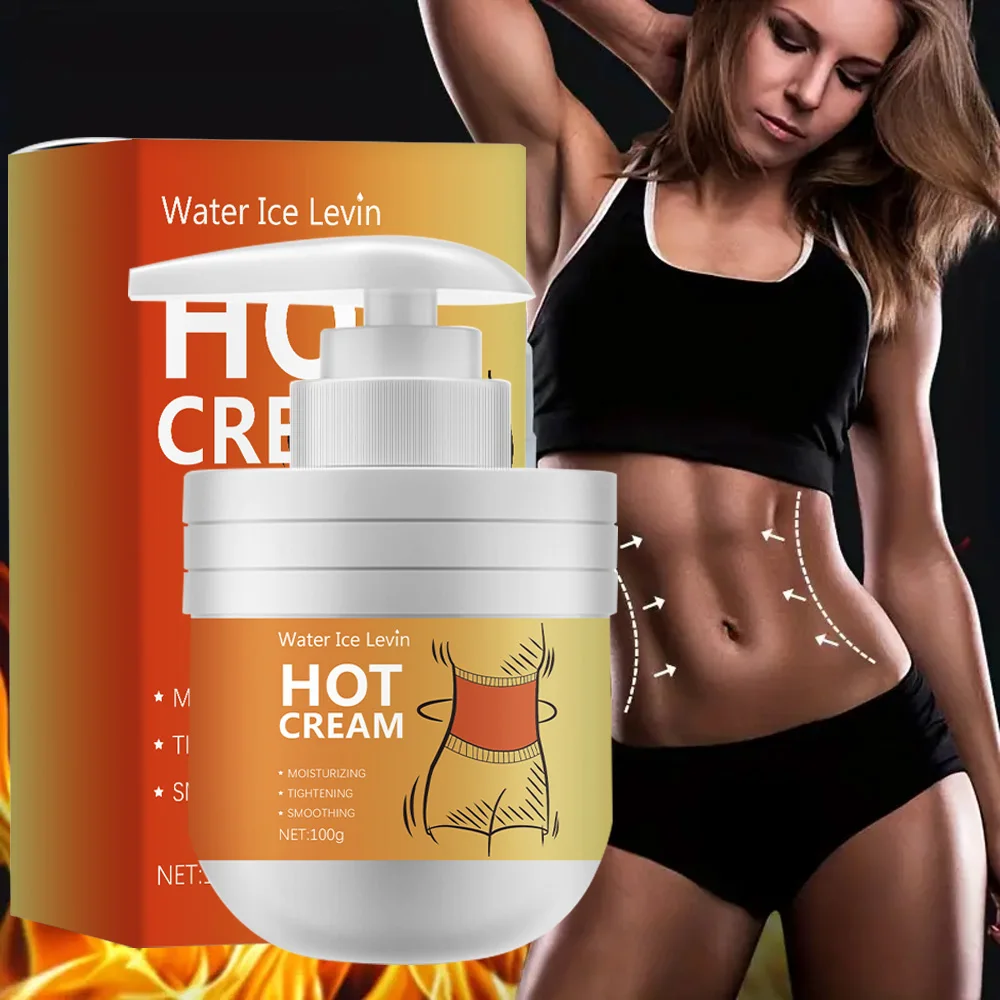 New Body Warming and Firming Cream for Workouts and Burns, Promotes Sweating and Elasticity - Increases Belly and Body Tone 100g