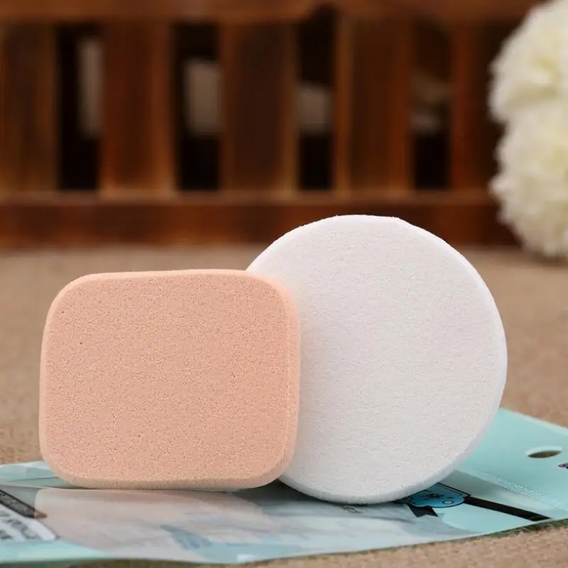 2 Teile/paket Make-Up Basis Foundation Cosmetic Puff Glatte Frauen Make-Up Schwamm Pulver Puff Schönheit Tool Kit Zufällige Verpackung