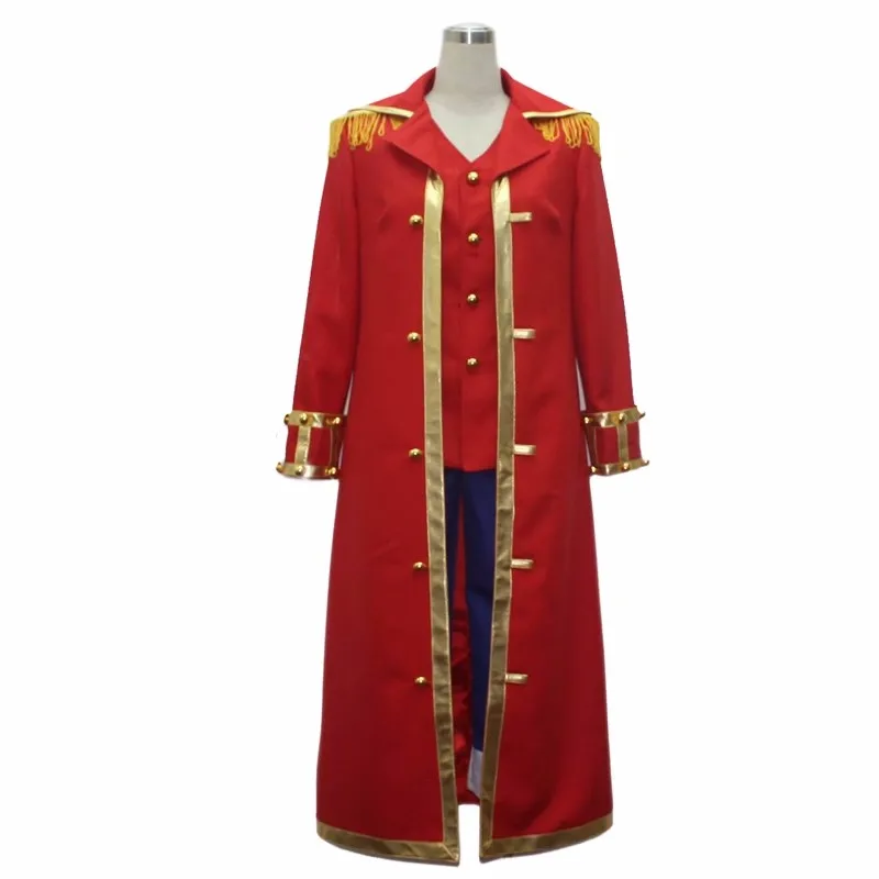 Anime  LUFFY Cloak Cosplay Costume Halloween Party Custom Size