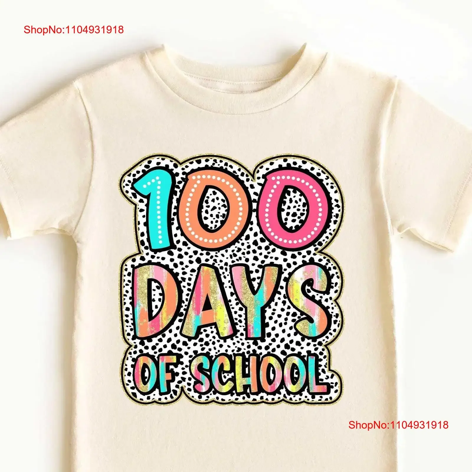 

100 Days of School Kids T Shirt Floral One Hundredth Day Schooling Back to vintage Washed streetwear graphic Breathable