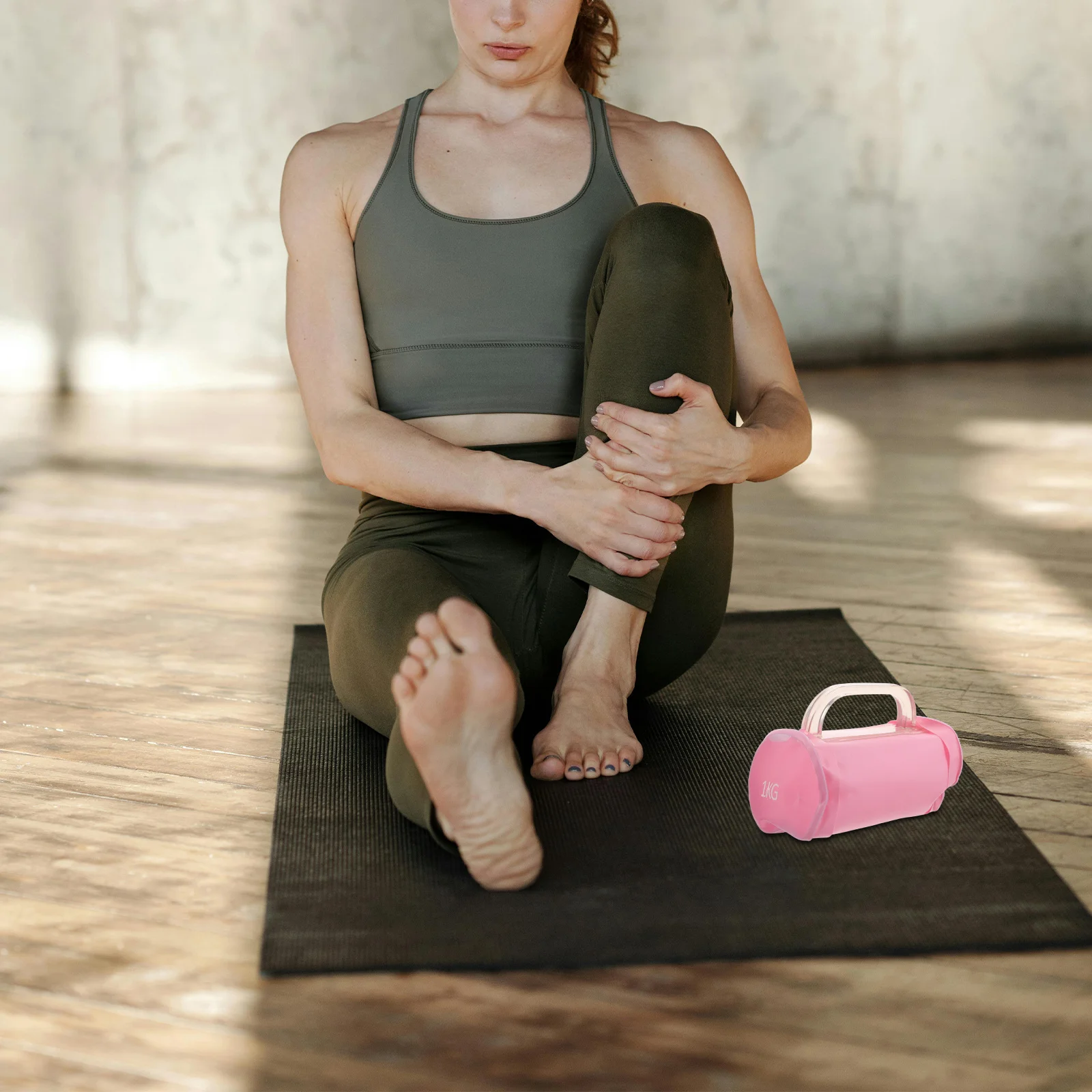 2 pçs halteres ajustáveis cheios de água vazio pvc para casa e viagens fitness treinamento de força de corpo inteiro suprimentos esportivos 2kg