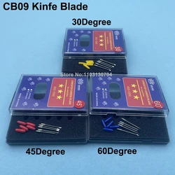 10PCS For Graphtec Vinyl Cutting Plotter CB09 CB09U Blade Knife Cemented Carbide Blade CE3000 CE5000 CE6000 FC8600 FC8000 Cutter