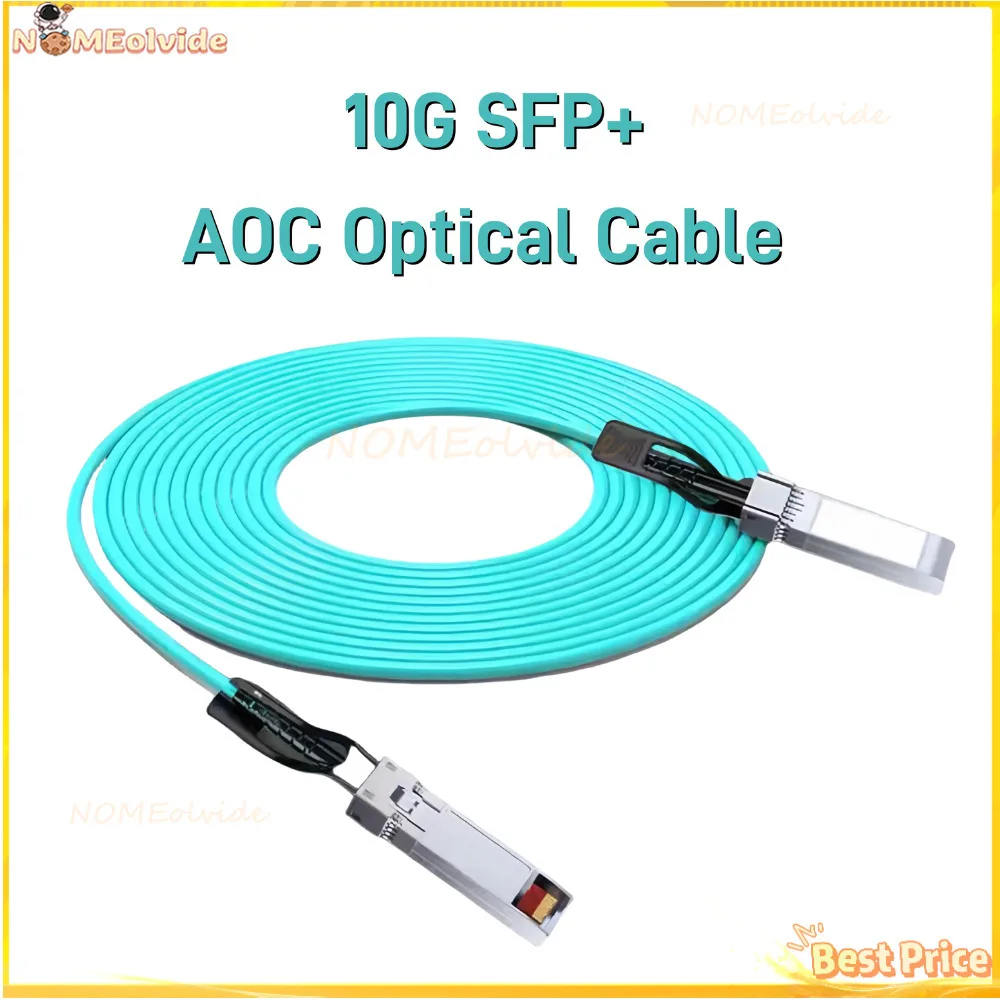 

10G SFP + к SFP + AOC OM3 2 м Активный Оптический SFP-кабель (AOC) для коммутатора Mikrotik,Ubiquiti и т. д.