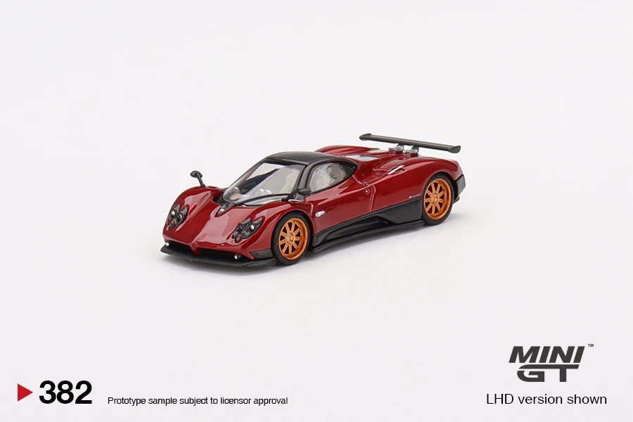 1:64 Pagani Zonda F alloy die-cast simulation car models, boys' toys, adult collection pieces, children's holiday birthday gifts