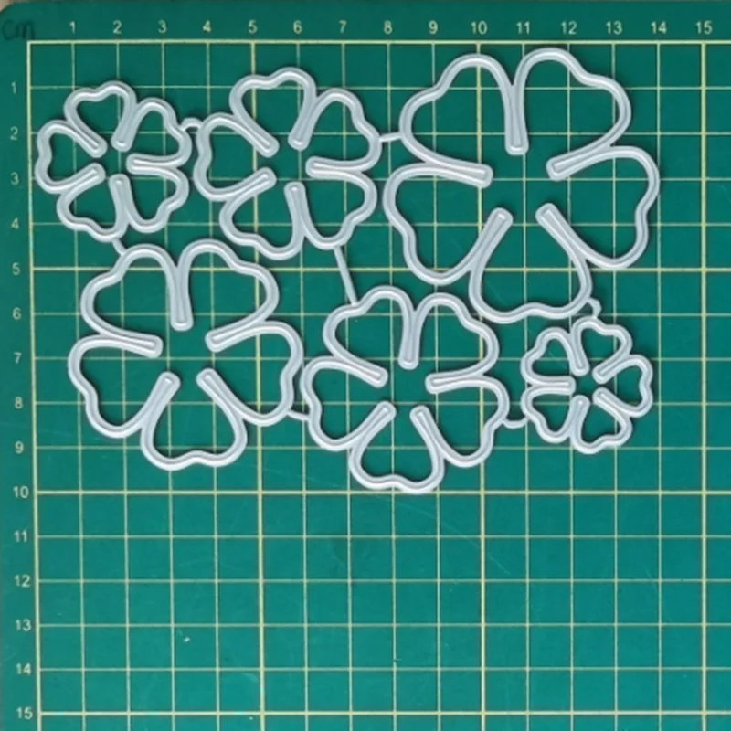 Hollow Red Flower Metal Cut Dies Stencils for Scrapbooking Stamp/Photo Album Decorative Embossing DIY Paper Cards view 3