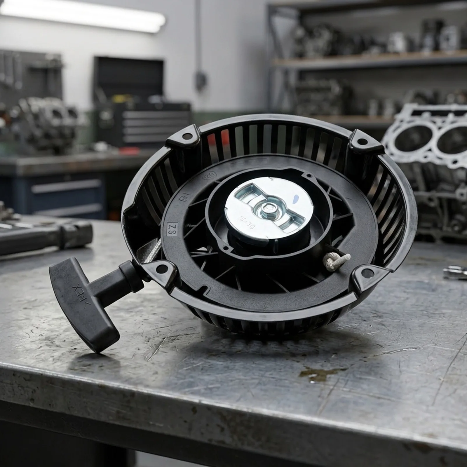 Starter Assembly Fit for BM80525VNM 212cc Engine Pressure Washer and For BM803300H Pull Plate 170 Configuration
