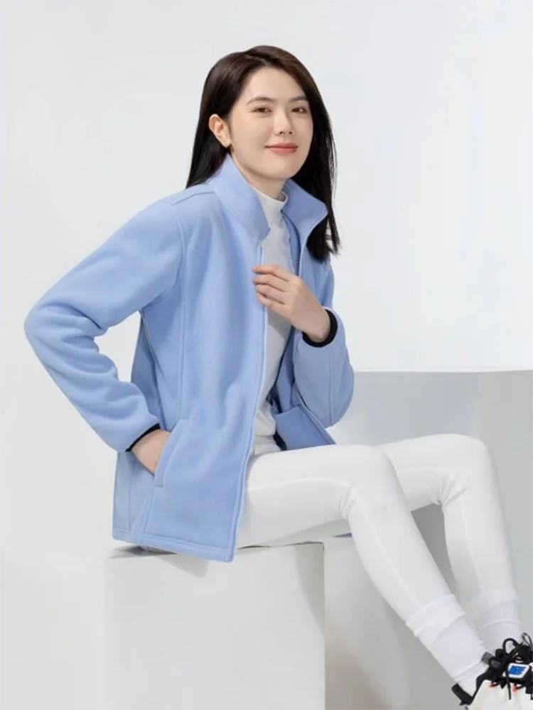 Chic Charge Clothes Giacca da donna Autunno Inverno Nuovo abbigliamento da alpinismo impermeabile antivento caldo tre in uno di media lunghezza