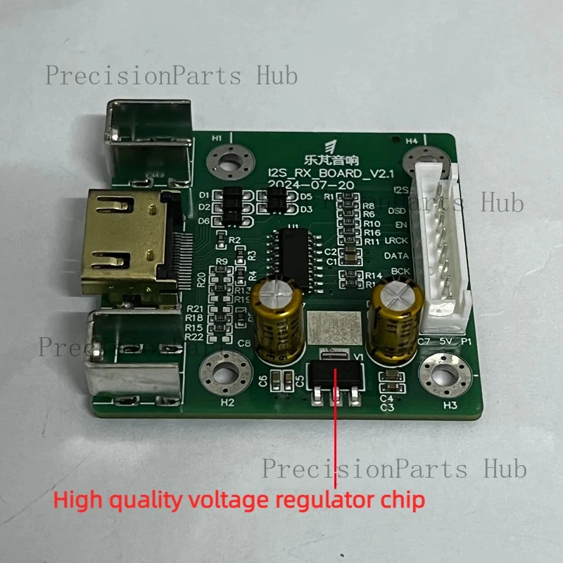HDMI to I2S Receiver Board Differential I2S Signal Conversion DAC Decoder