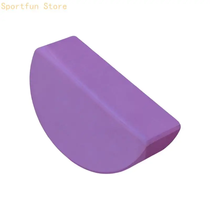 Stretching Half Moon Balance Block Nonslip Foam Training Yoga Block For Safe And Effective Training Easy To Carry X7JD