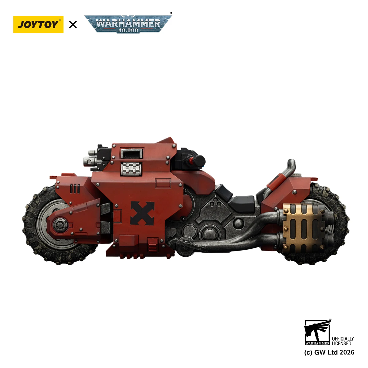 Warhammer 40K Blood Angels & Space Wolves & Raven Guard Raider-pattern Combat Bike Action Figure Collection Motorcycle Toy - view 5