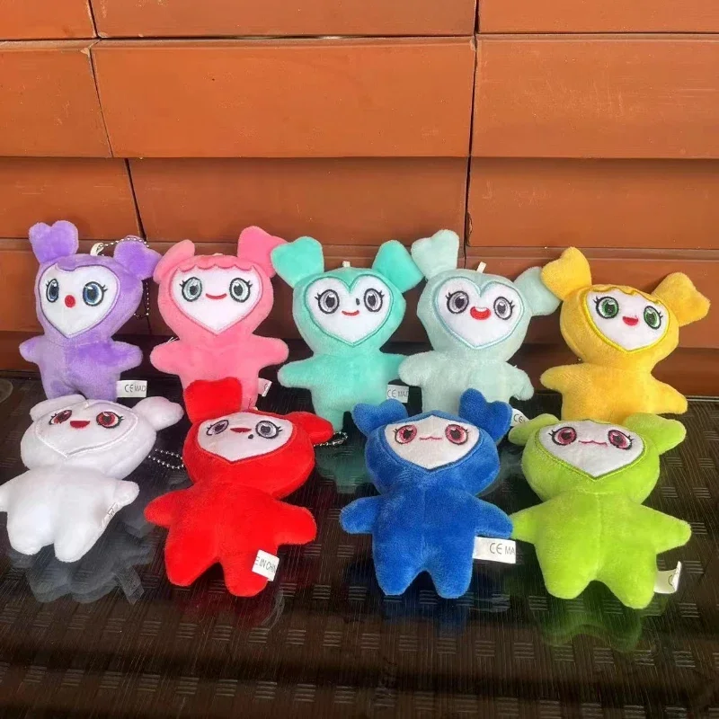 9PCS Twice Plush Toys Korean Super Star Stuffed Dolls Cartoon Keychain Plushie Pendant Keybuckle Momo Figure Christmas Gift 10cm