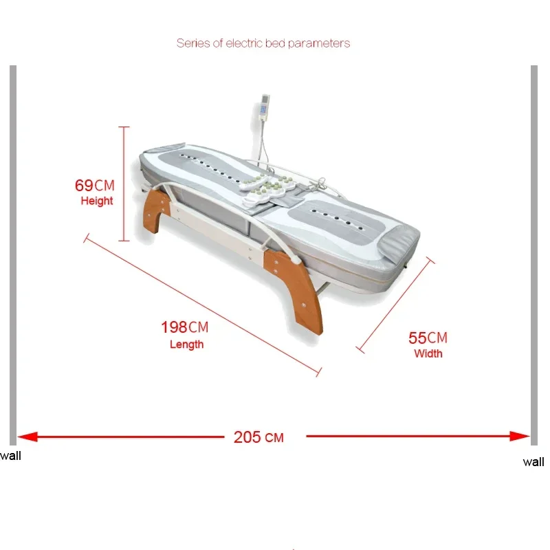 High quality master v3 infrared jade massage bed Christmas