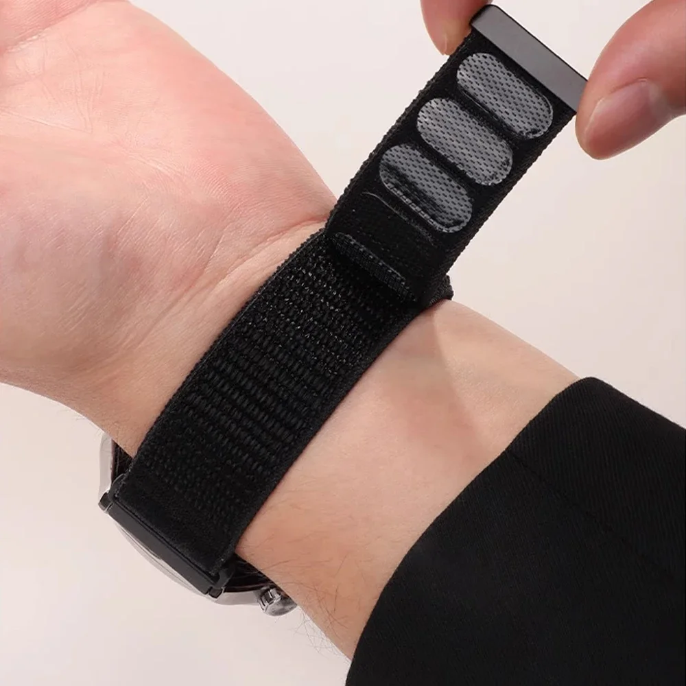 18/20/22mm Nylon Band for Amazfit  Active Max T-Rex3 Pro 48mm 44mm Helio Bip 6 Balance 2 Strap Amazfit Active 2 Square Bracelet image 6