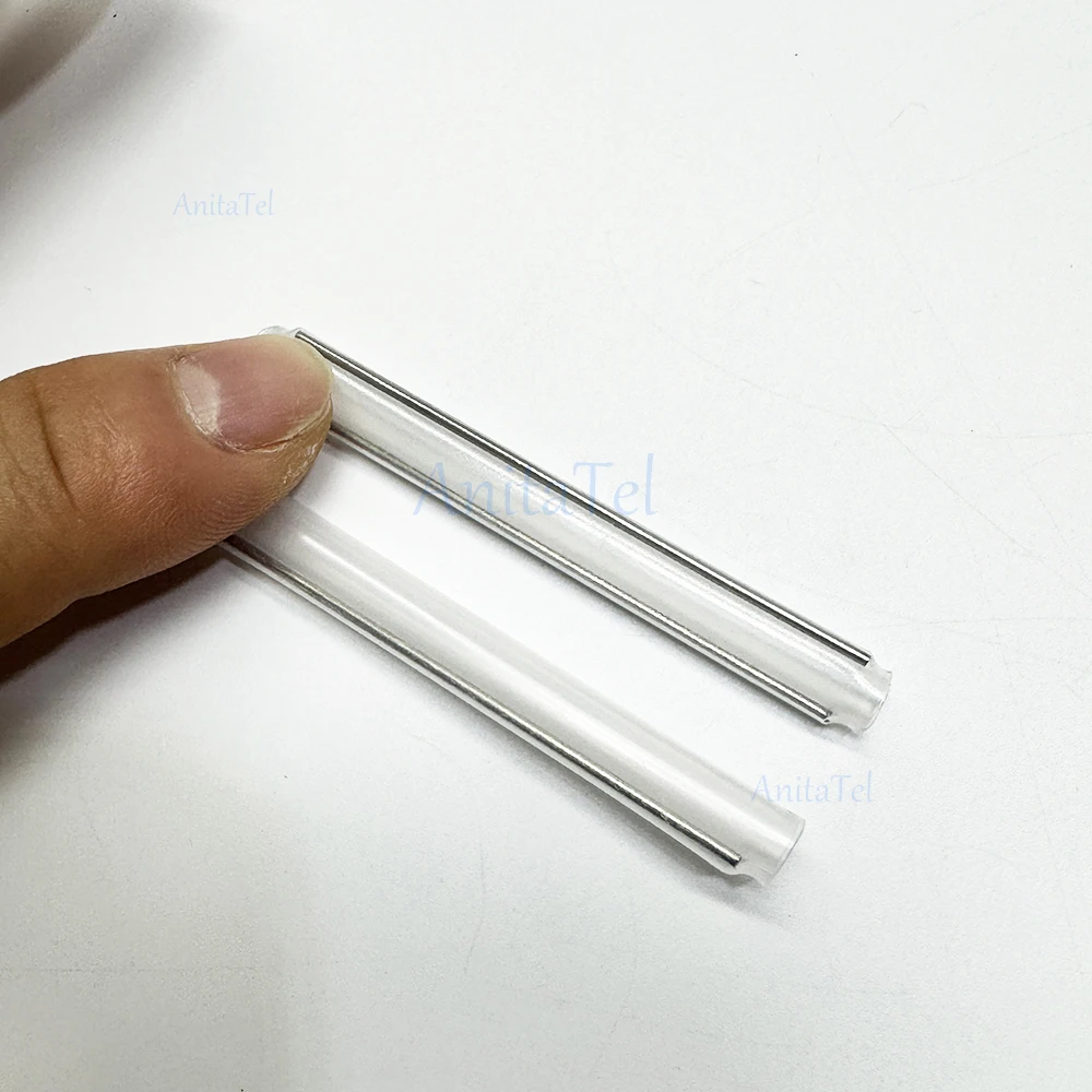 60x5.5mm Fiber Optic Fusion Protection Splice Sleeves Heat Shrink Tube Fiber Optic Hot Melt Tube For Drop Cable