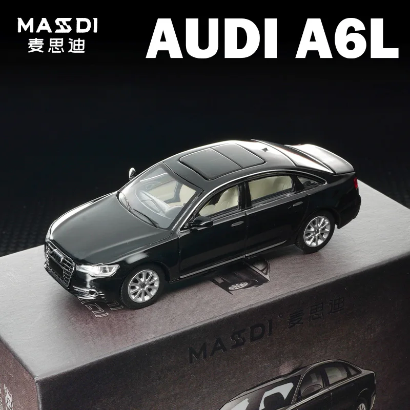

MASSDI 1/64 Audi A6L(C7) металлические литые автомобили, коллекционные модели, литые под давлением игрушки для мальчиков, коллекционные украшения