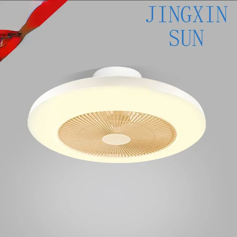 led ceiling fan copper dc silent motor low noise 220v 23 inch modern ceiling fan light
